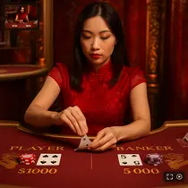 Dragon Slots - Baccarat Table Game - Real Money Casino